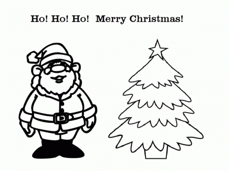 Christmas Tree Coloring Page - Free Coloring Pages For KidsFree 
