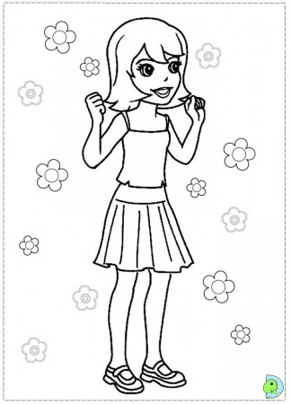 polly polly pocket Colouring Pages