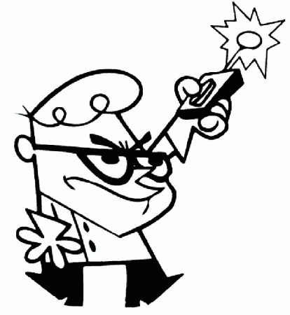 Dexter's Laboratory Coloring Pages 6 | Free Printable Coloring 
