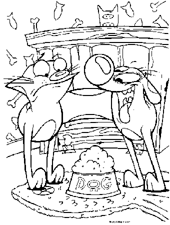 Catdog Nickelodeon | Free Printable Coloring Pages 