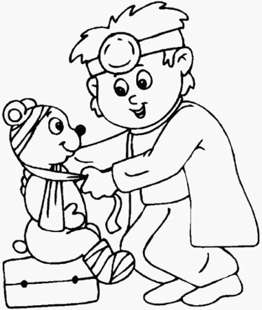 animal hospital Colouring Pages
