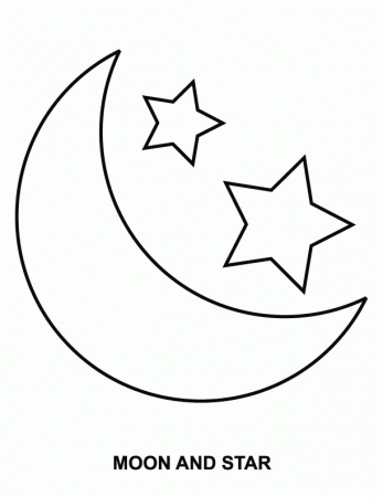 Stars And Moon Coloring Pages 40 | Free Printable Coloring Pages
