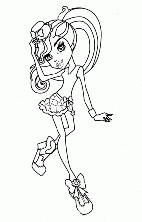 Monster High Robecca Steam Wear Shoes Cool Coloring Pages 117177 