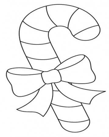 Candy Cane Small And Cool Coloring Pages | Twas' the Night Before Chr…