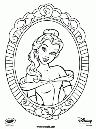 10 Best Disney Princess Coloring Pages For Kids