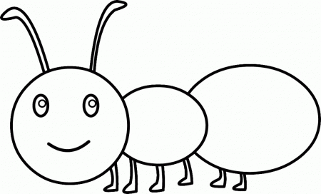 Ant Coloring Page - Coloring For KidsColoring For Kids