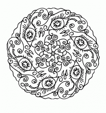 Mandala Coloring Pages Printable Free
