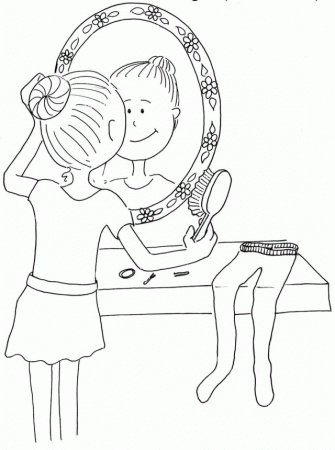 Ballerina Colouring In Picture Ballet Dancer Coloring Pages 266469 