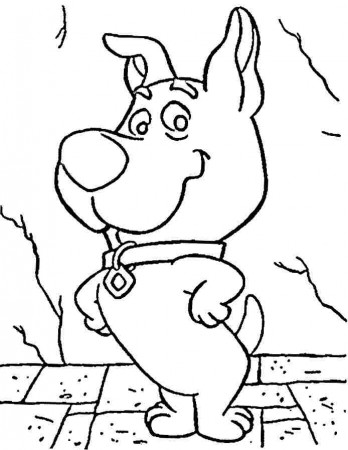 scrappy Colouring Pages