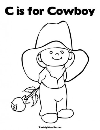 Pistol Pete Colouring Pages