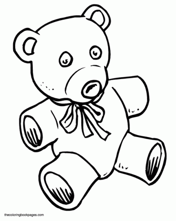 teddy bears with flowers Colouring Pages (page 2)