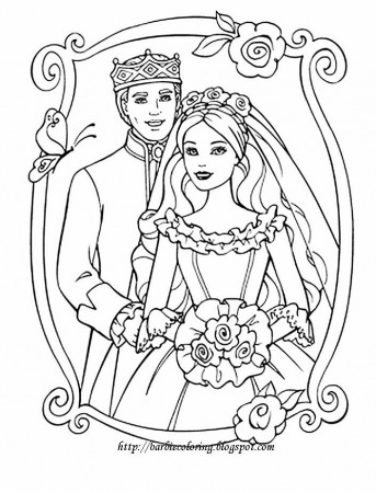 Brides Colouring Pages (page 2)