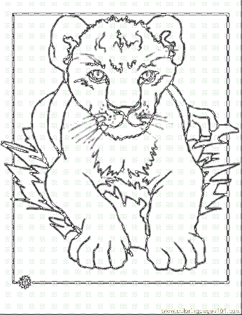Coloring Pages Lion Cub Coloring Page (Cartoons > The Lion King 
