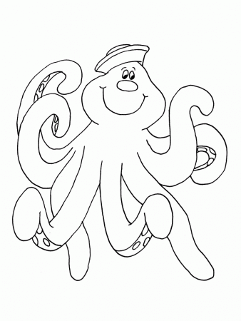 coloring pictures of octopus
