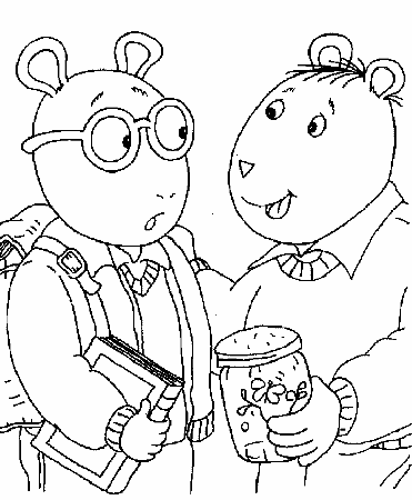 Arthur Coloring Pages For Kids - Category - Coloring Home