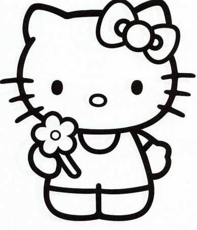 Hello Kitty Stencil Printable