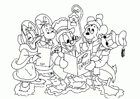 Mickey Mouse Friends Basketball Coloring Pages