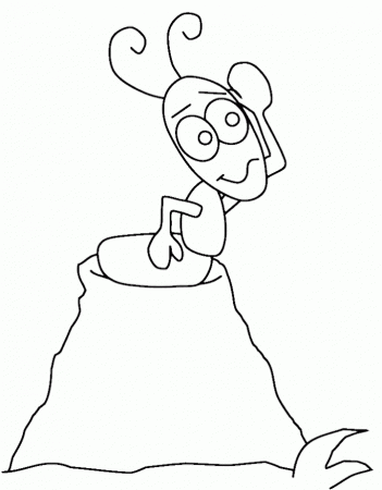 Printable Ant Insect Coloring Pages - Animals Coloring : oColoring.