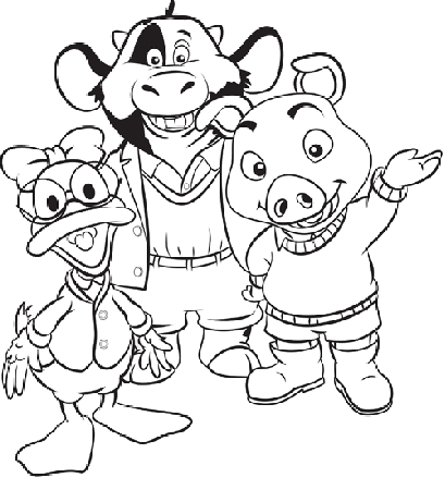 Jakers! The Adventures of Piggley Winks Coloring Pages 56 | Free 