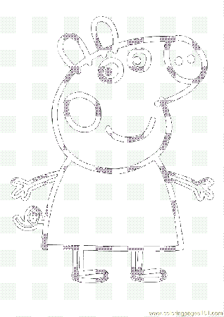 Coloring Pages Peppa Pig 001 (3) (Cartoons > Others) - free 