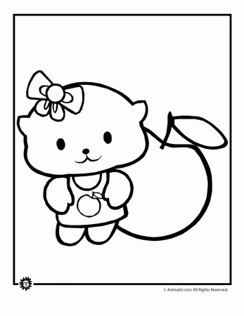 Cute Cartoon Animals Coloring Pages | lol-rofl.com