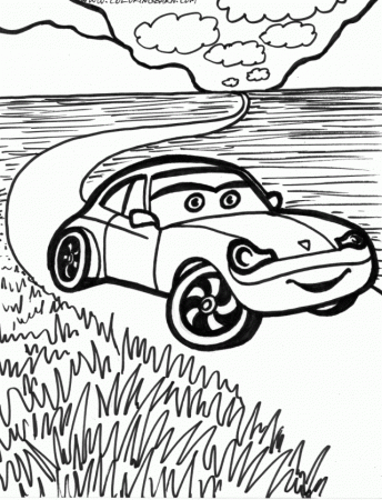 Cars Free Coloring Pages For Kids Printable Cars Coloring Pages 