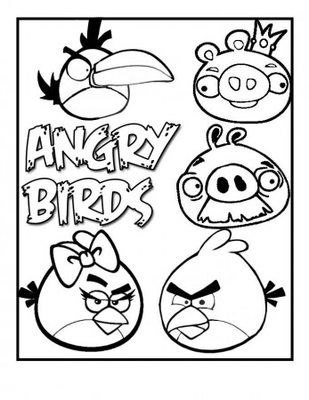 Free Printable Coloring Sheets Angry Birds