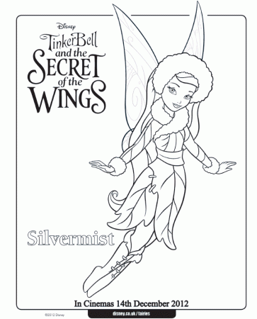 Free Coloring Pages Tinkerbell - Free Printable Coloring Pages 