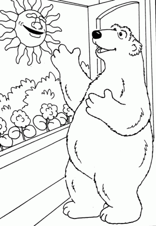 bear inthe big blue house coloring pages image search results