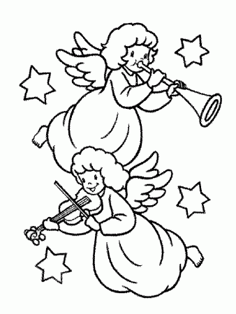 Angel Coloring Pages Free | Color Page