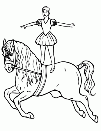 Rearing Horse Coloring Pages Print | Cartoon Coloring Pages