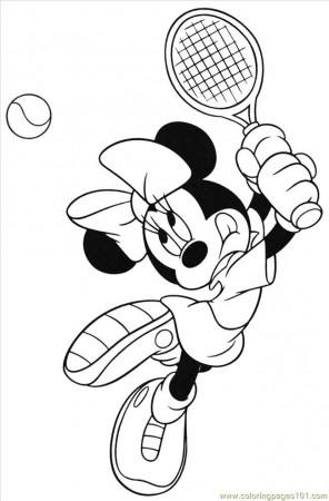 Coloring Pages Minnie Mouse Color Page2 (Cartoons > Minnie Mouse 