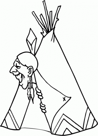 Indian Coloring Pages 35313 Label Algonquin Indian Coloring Pages 