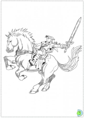 The Legend of Zelda Coloring page