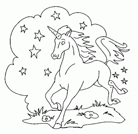 Coloring Pages Unicorn | Animal Coloring pages | Printable 
