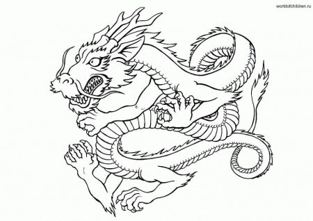 Dragons coloring pages 175 / Dragons / Kids printables coloring pages