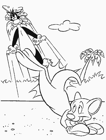 Sylvester And The Magic Pebble Coloring Page Coloring Pages - Coloring Home