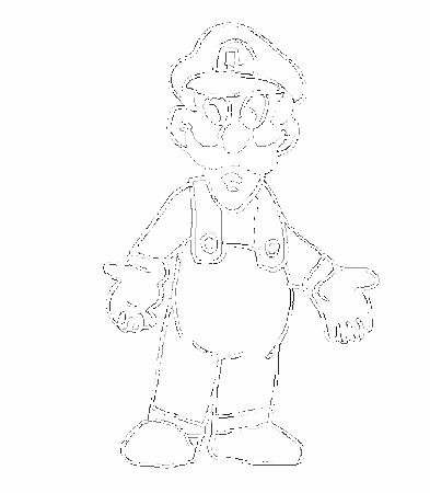 Mario-bros-coloring-2 | Free Coloring Page Site