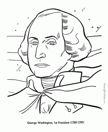 George Washington Coloring pages - Free and Printable!