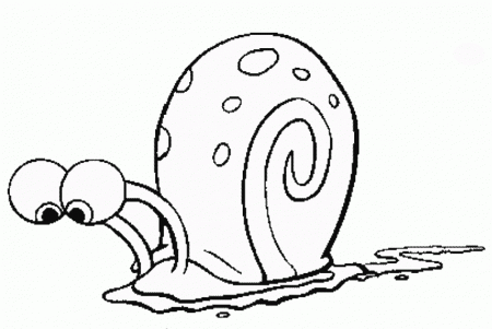 Snail Bob Coloring Pages | Spongebob Squarepants Coloring Pages 