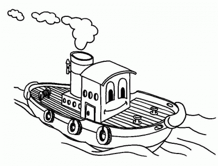 Speedboat Coloring Pages | Transport Coloring Pages | Printable 