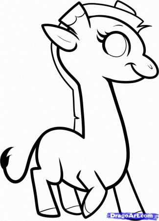 Giraffe Drawings For Kids Images & Pictures - Becuo