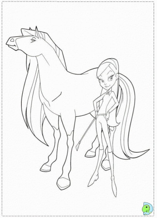 horse land chili Colouring Pages