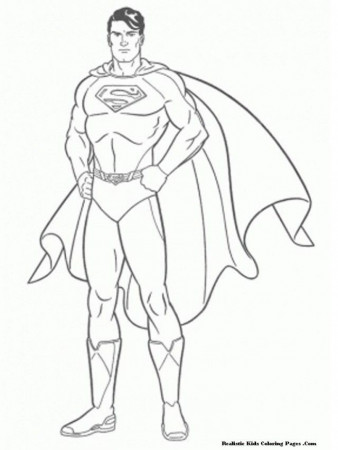 Man Of Steel Coloring Pages Realistic Coloring Pages 49990 