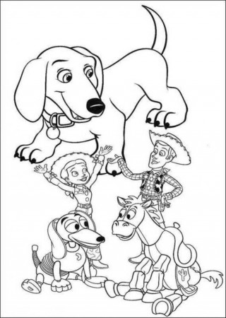 Funny Toy Story Characters Coloring Pages - deColoring