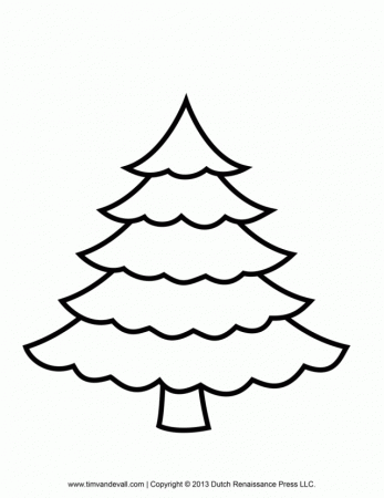 Christmas Tree Printable | Laptopezine.