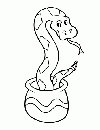 Free Printable Snake Coloring Pages | H & M Coloring Pages