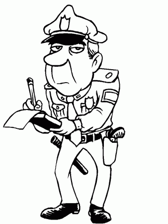 police10.png - police Coloring Pages - ColoringBookFun.com - Free 