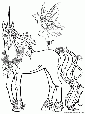 Unicorn And A Fairy