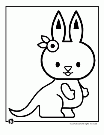 Cute Kangaroo Drawing | Clipart Panda - Free Clipart Images